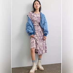 Anthropologie by Tiny Loreta Tie-Dye Midi Shirtdress size XS NWT